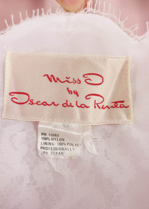 1980s 'Oscar De La Renta' Lace Camisole
