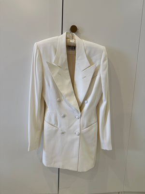 Richard Tyler 90s Silk Blazer Dress