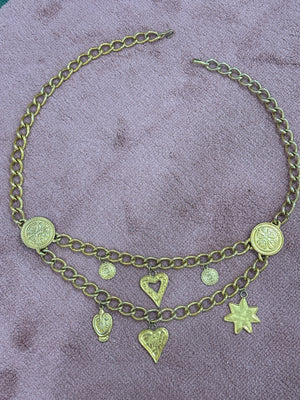 Escada Gold Charm Belt