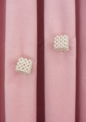 1960s 'Vendome' Pearl Cube Clips