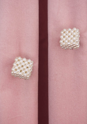 1960s 'Vendome' Pearl Cube Clips