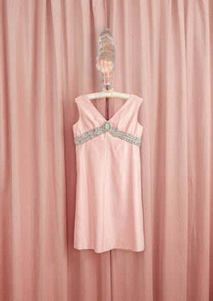 1960s 'Emma Domb' Bubblegum Pink Mini Dress