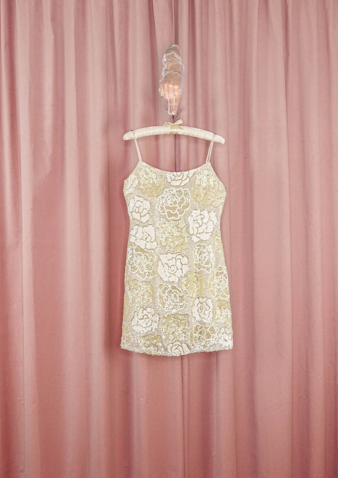 vivienne sequin mini dress SIMKHAI Vivienne Embroidered Sequin Mini Dress in Punch