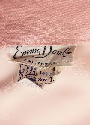 1960s 'Emma Domb' Bubblegum Pink Mini Dress